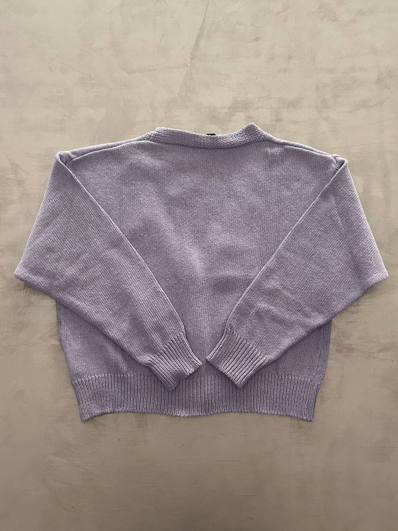 Cardigan Vicolo colore glicine