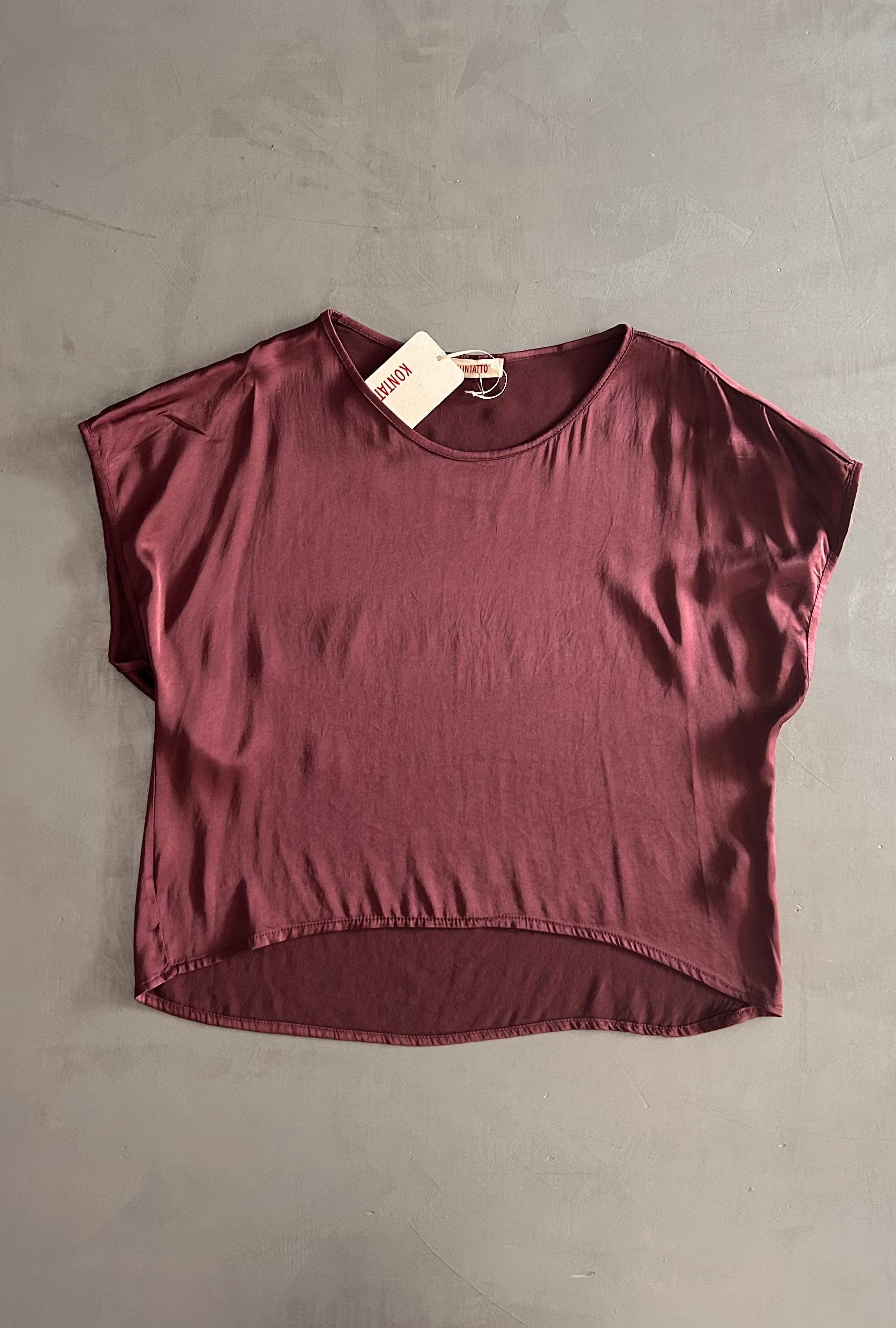 Blusa in raso Kontatto