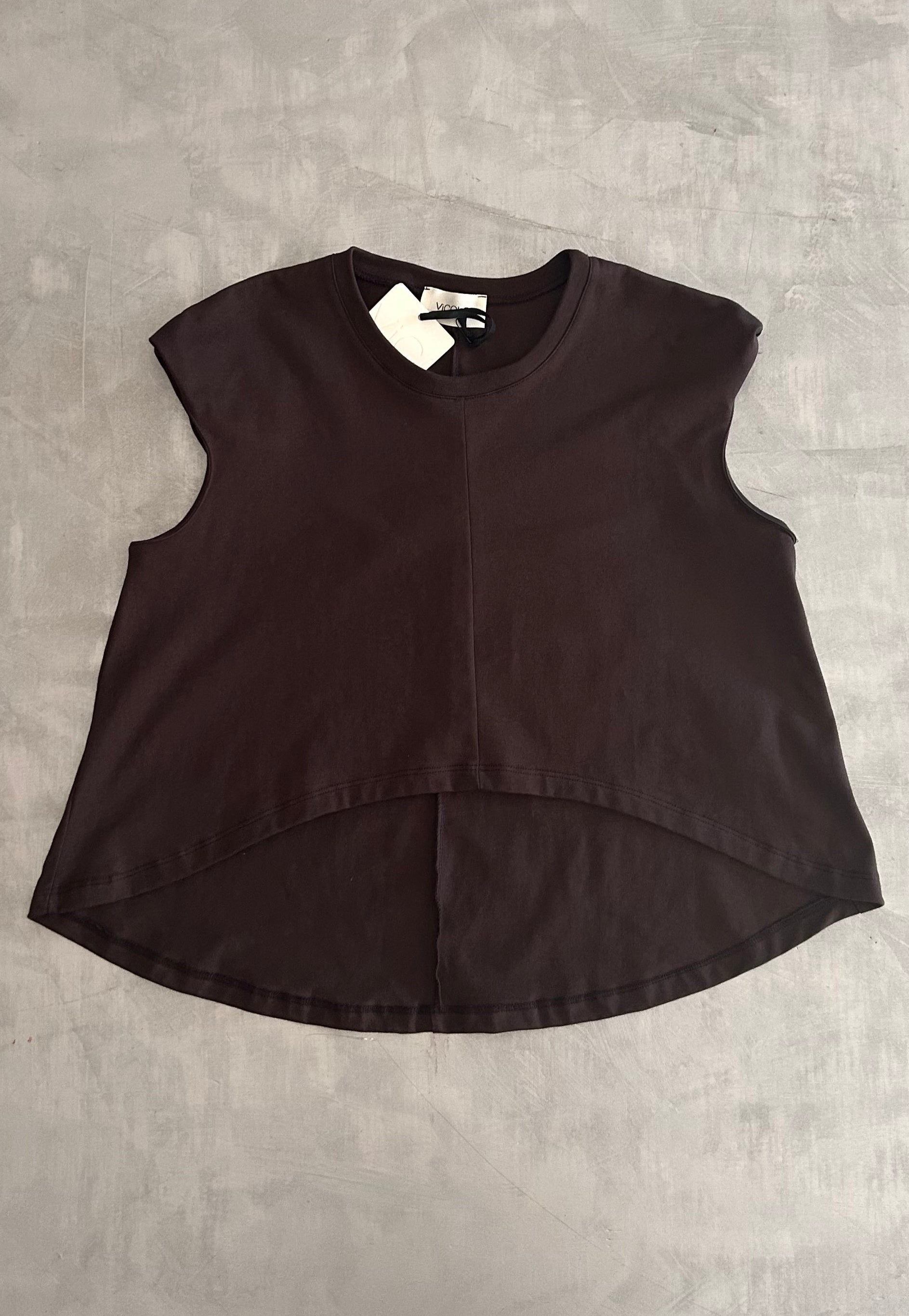 T-shirt Vicolo stondata cropped