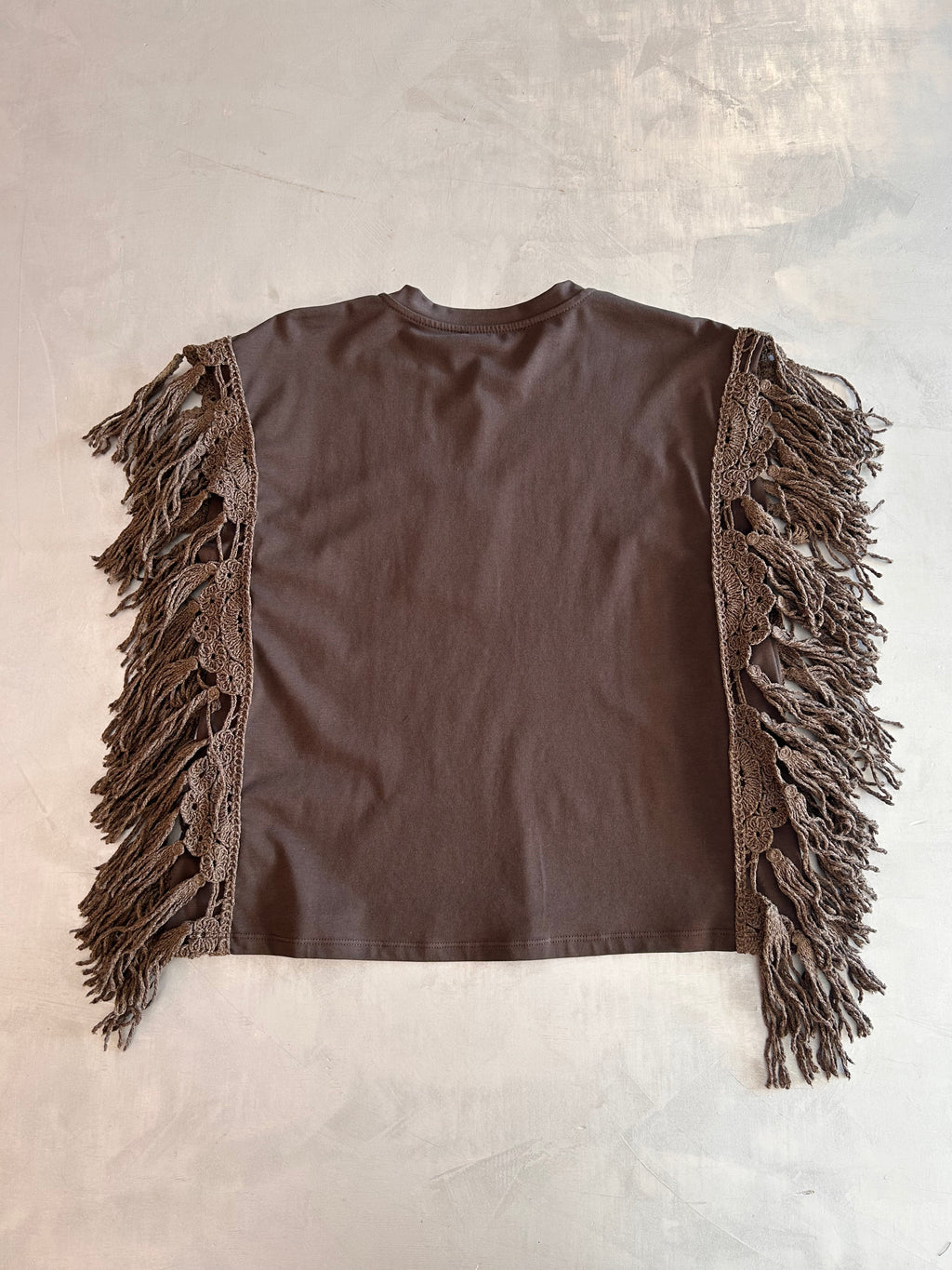 T-shirt con frange Kontatto