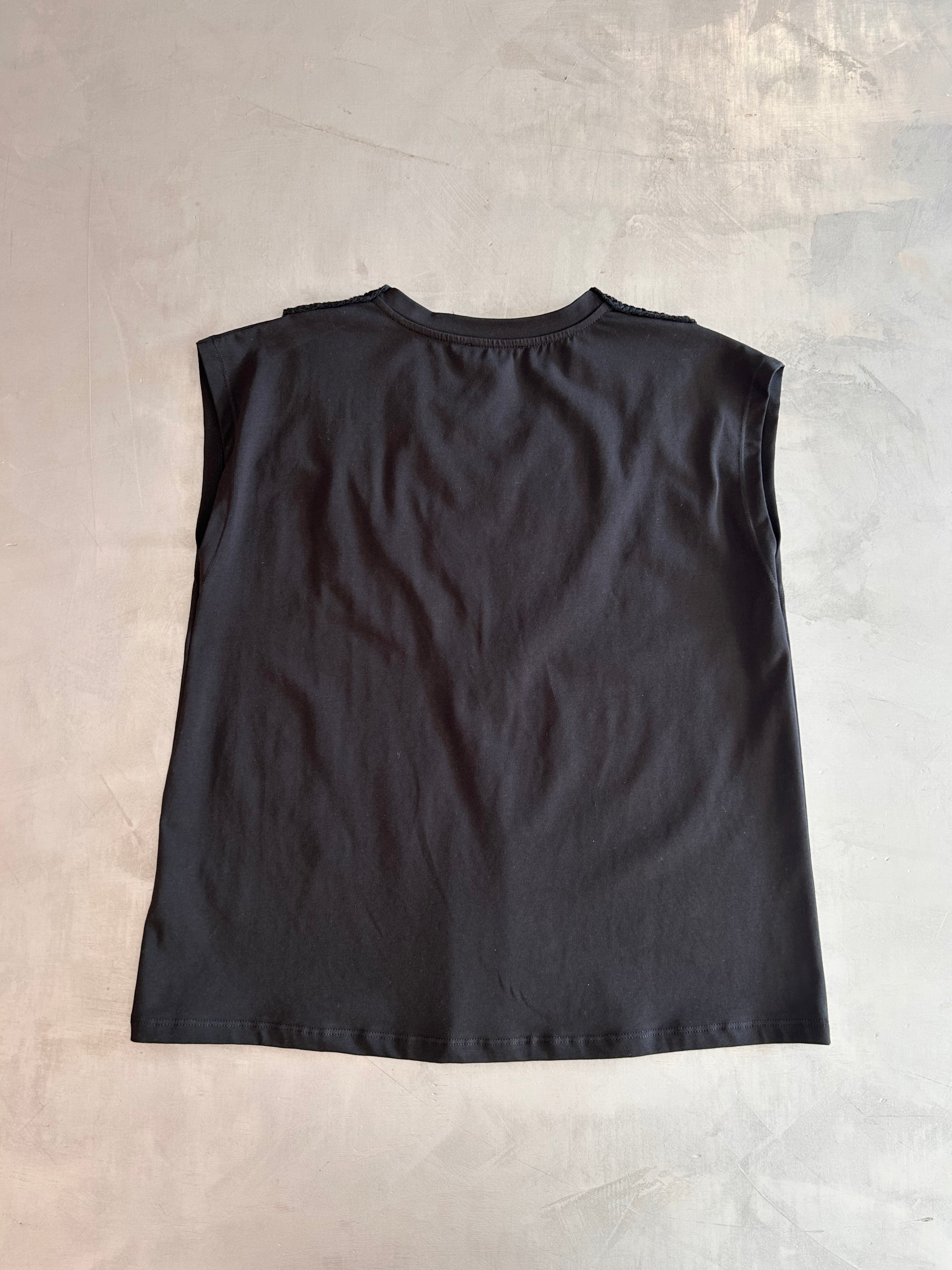 T-shirt scollo crochet Kontatto