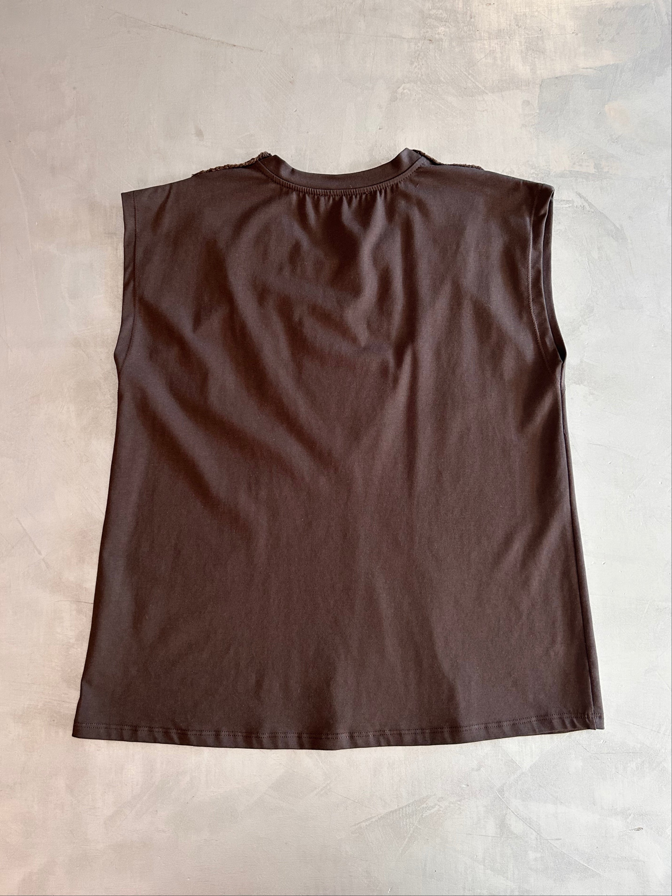 T-shirt scollo crochet Kontatto