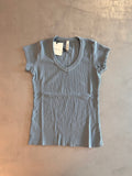 T-shirt a costina Tensione In