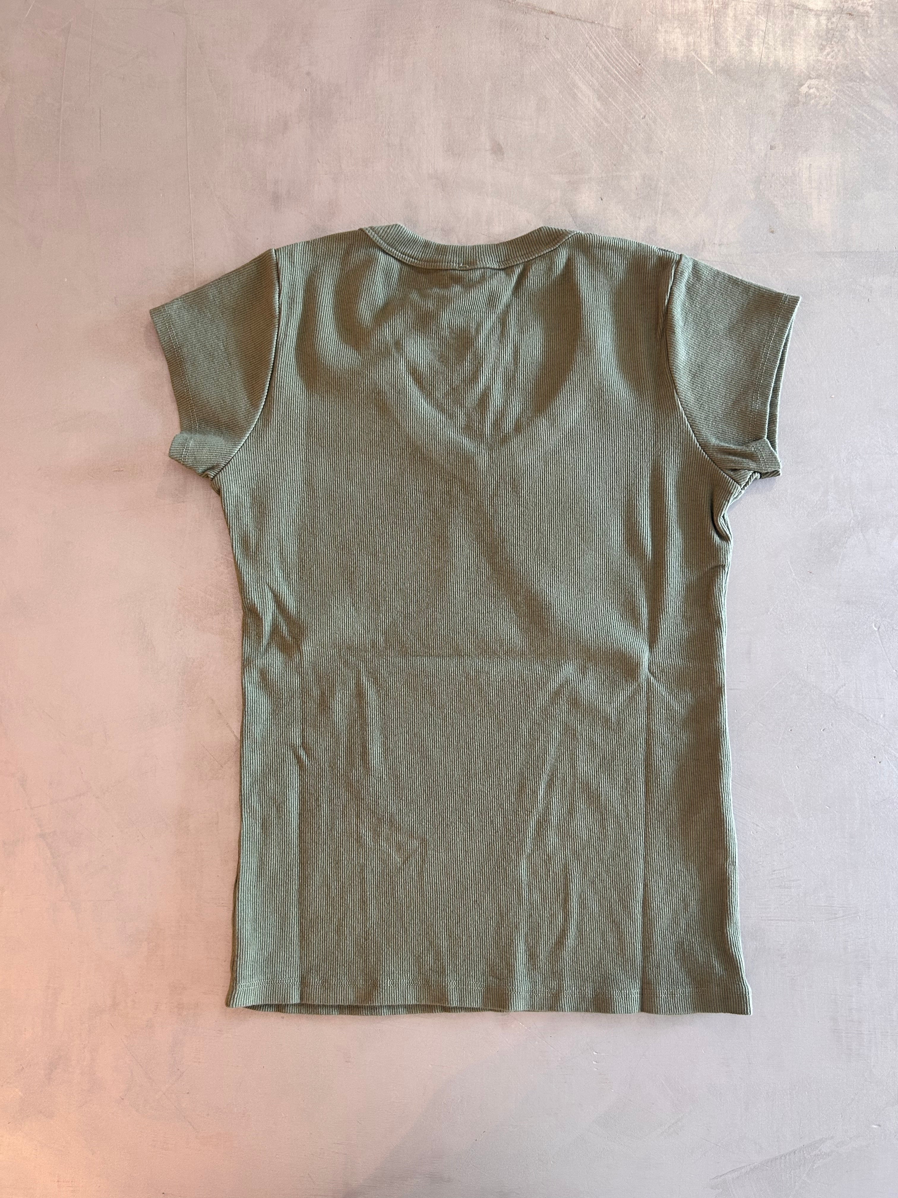 T-shirt a costina Tensione In