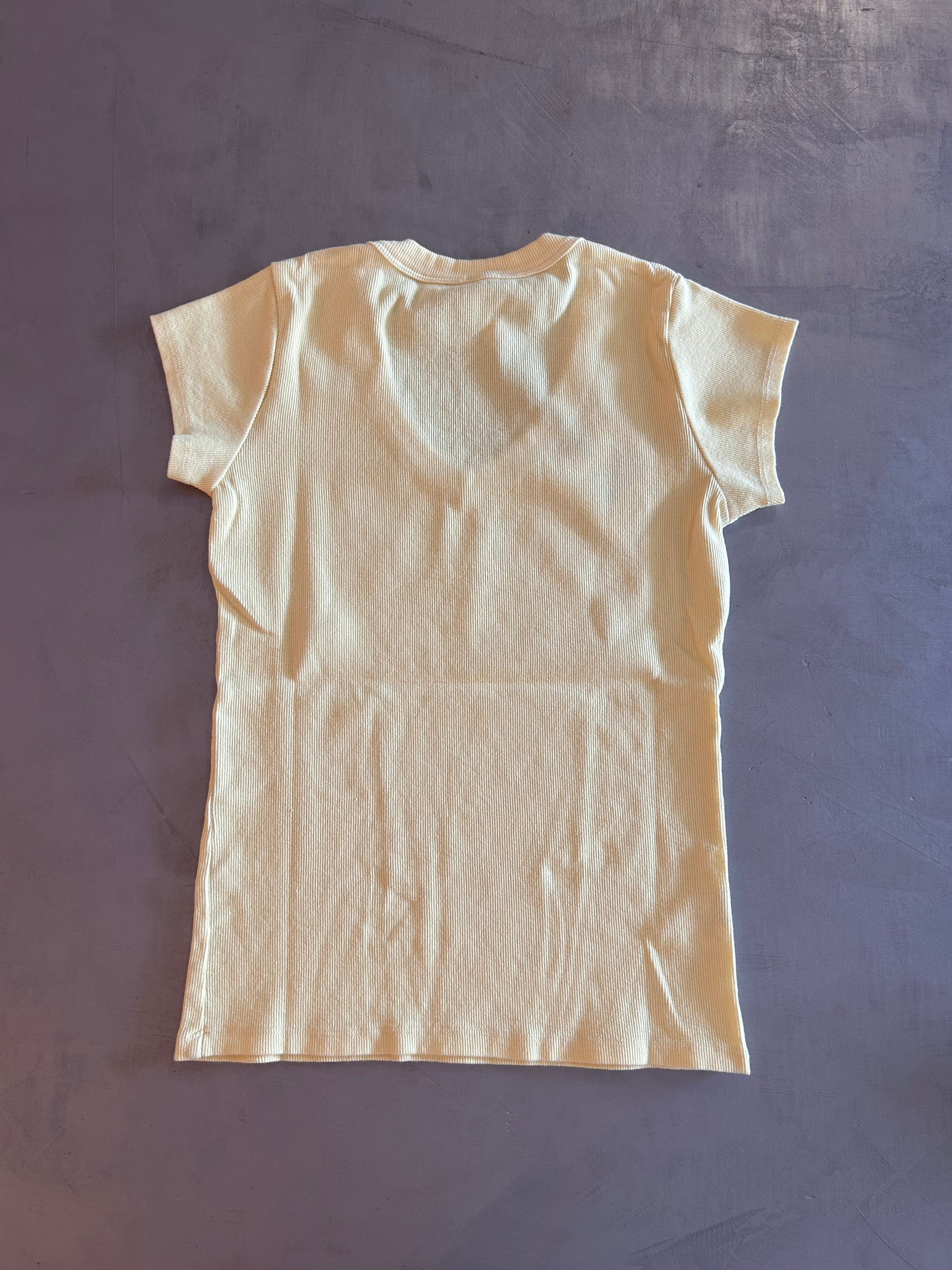 T-shirt a costina Tensione In