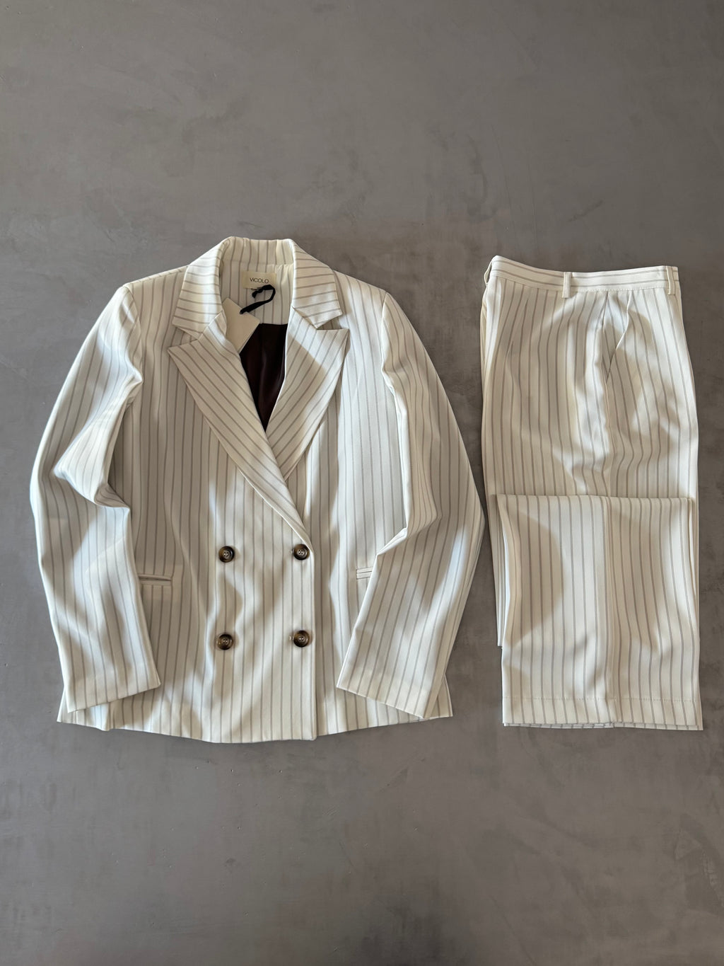 Pantalone Vicolo colore Burro