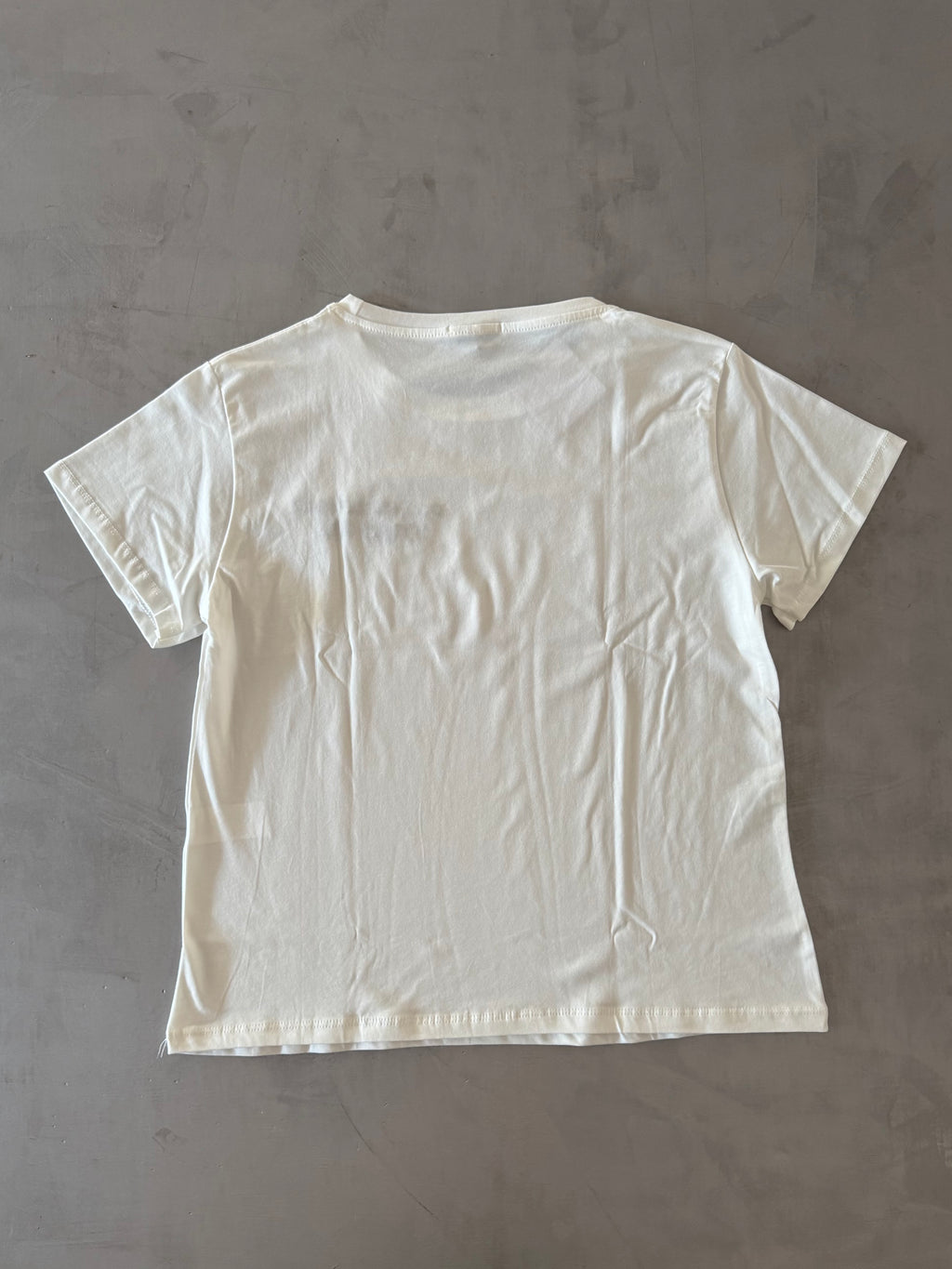 T-shirt a manica corta con frase