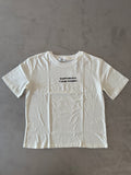 T-shirt a manica corta con frase