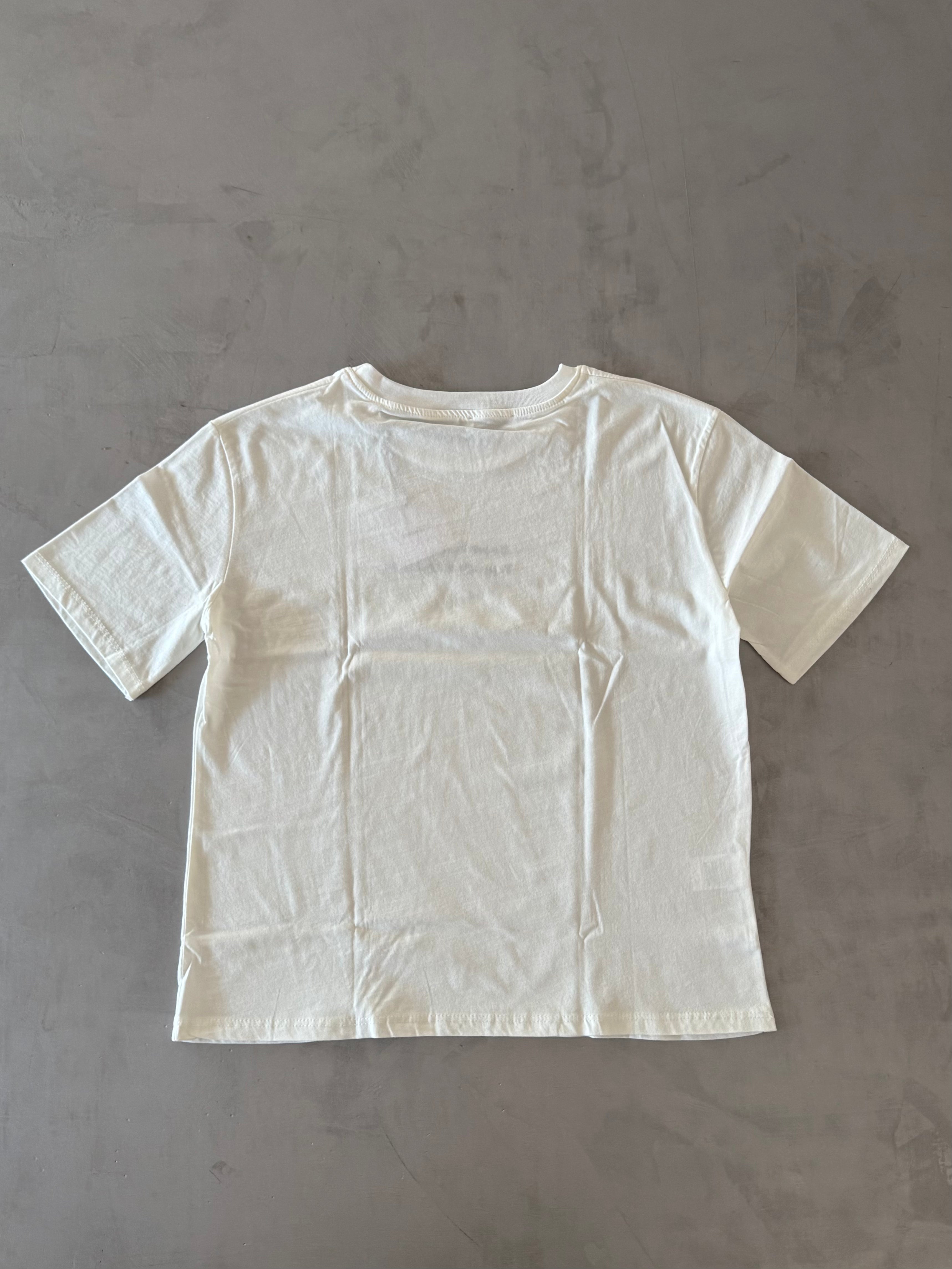 T-shirt a manica corta con frase