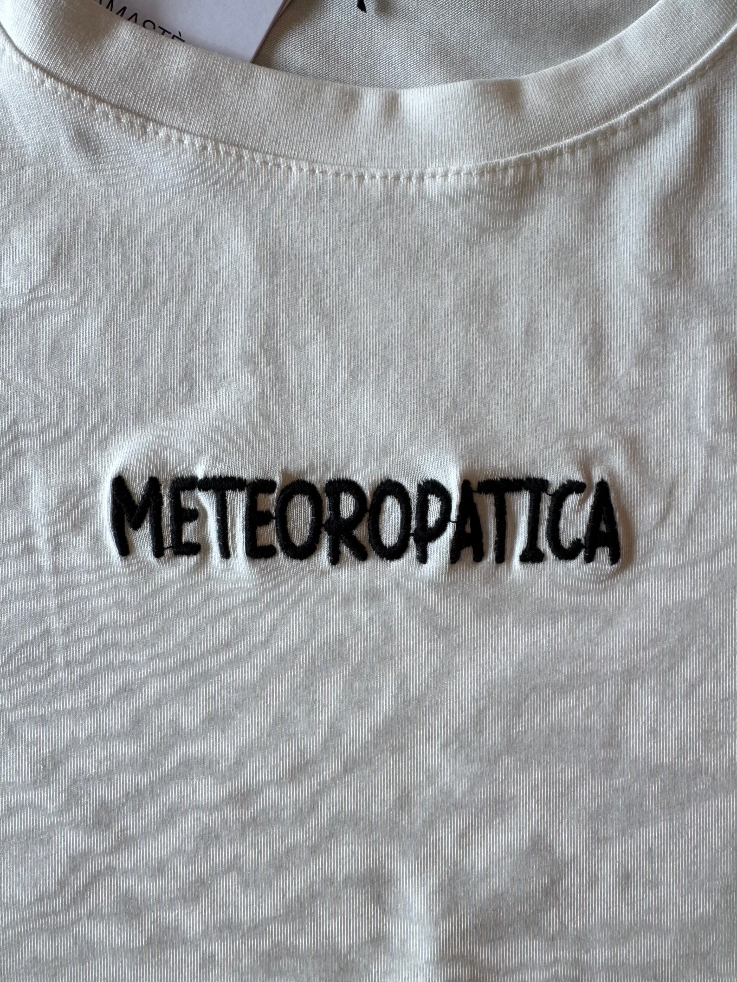 T-shirt a manica corta con frase