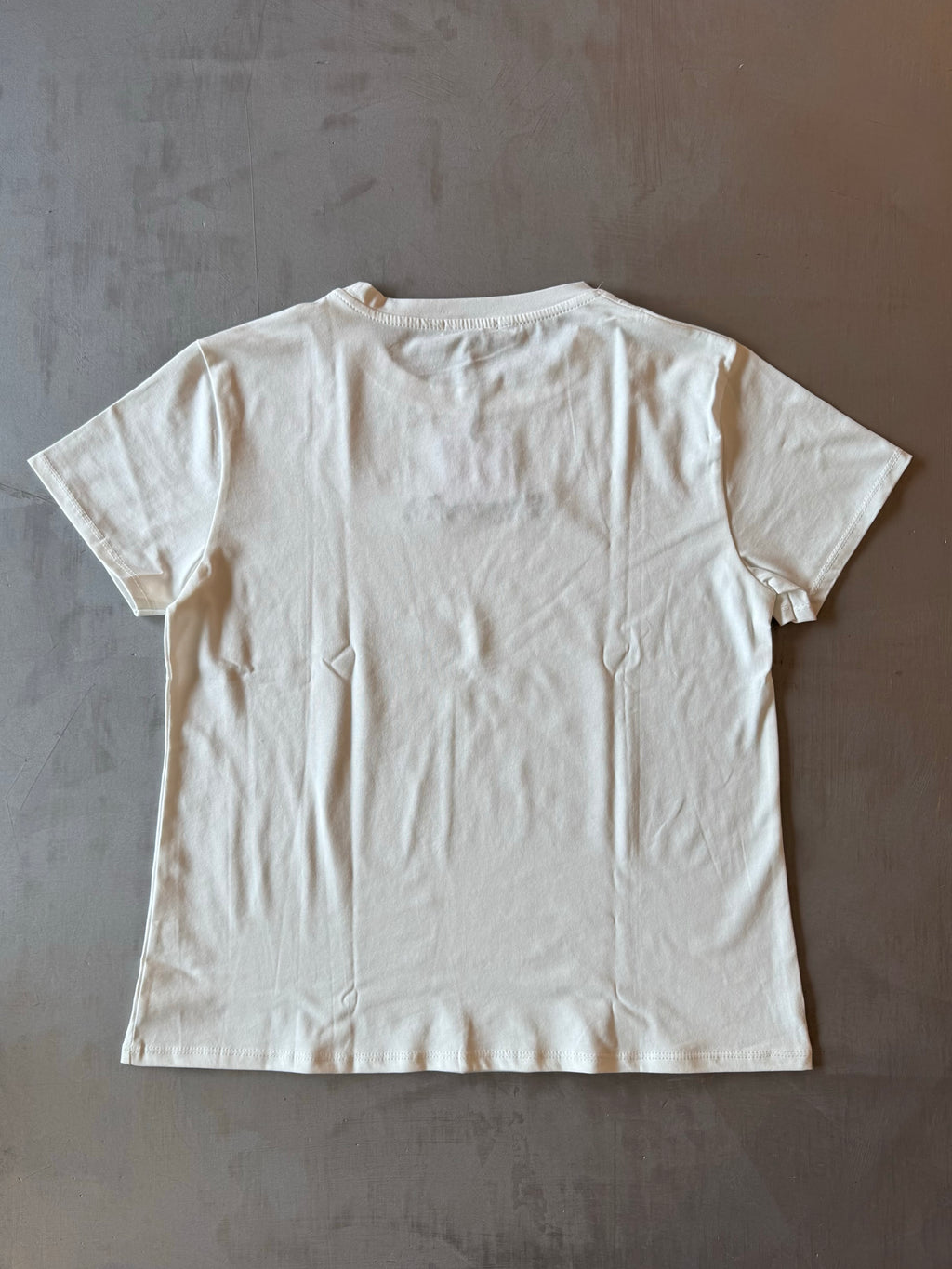 T-shirt a manica corta con frase