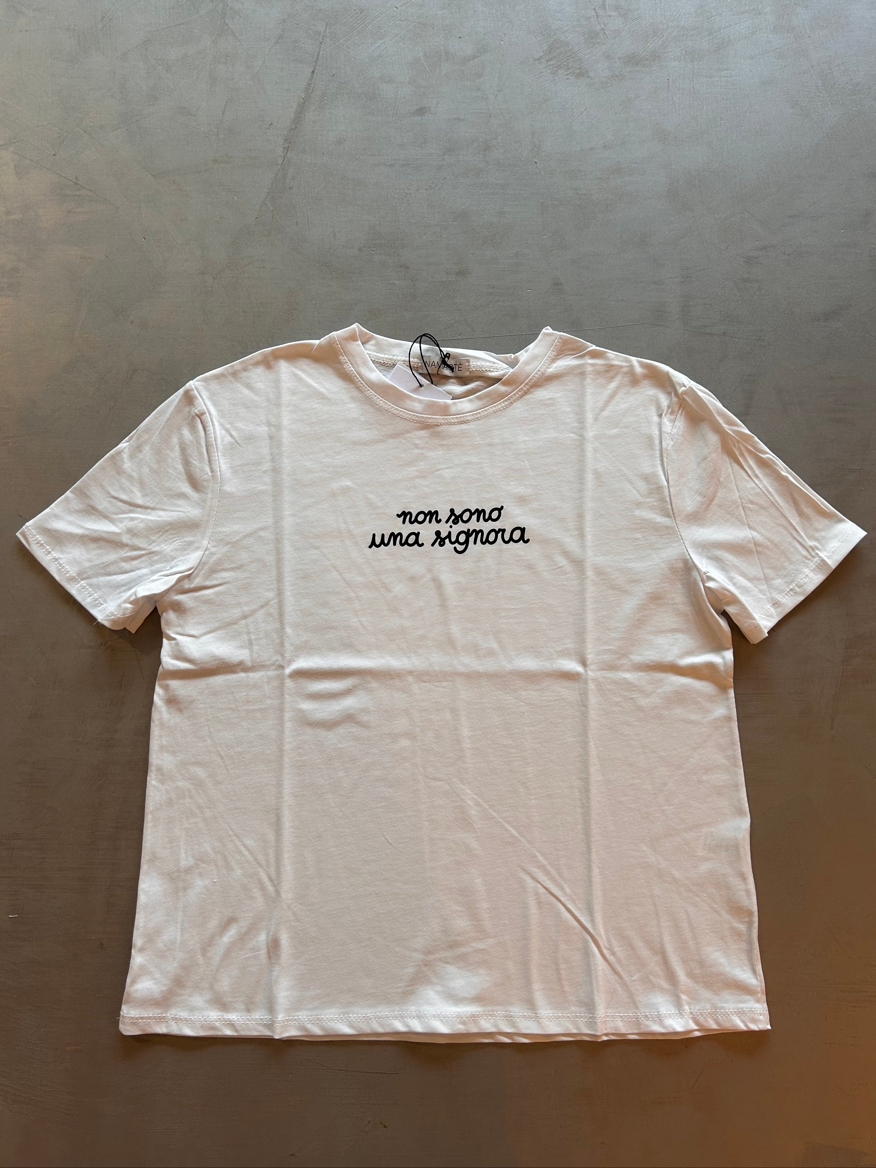 T-shirt stampa Namastè