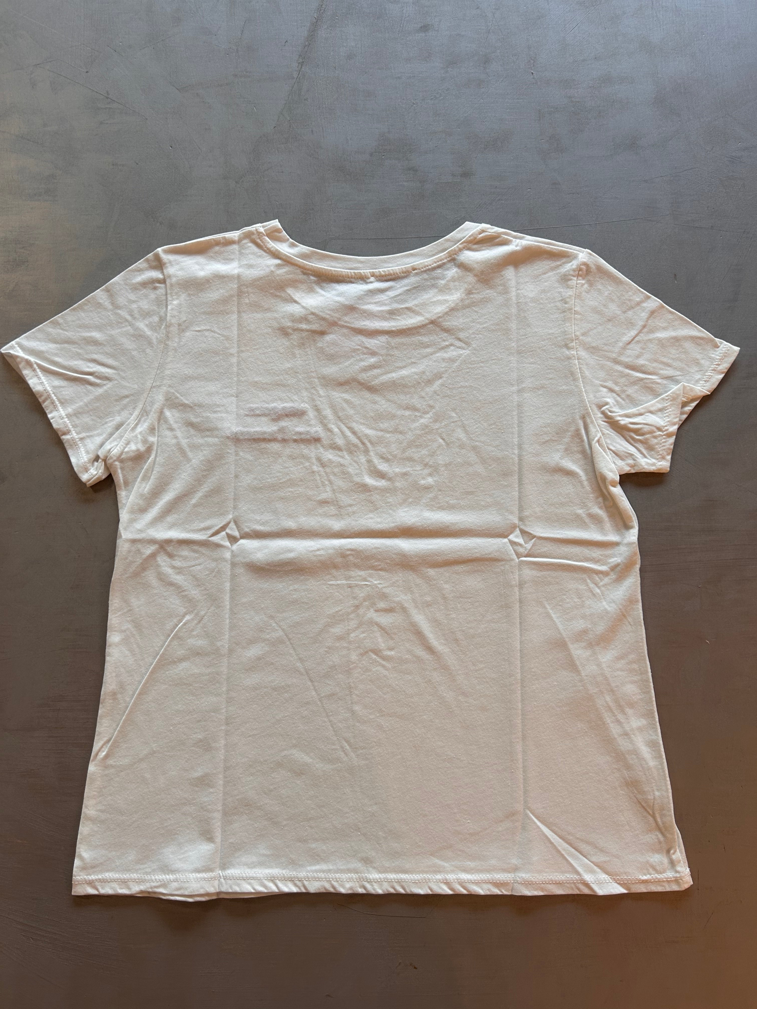 T-shirt ricamata Namastè