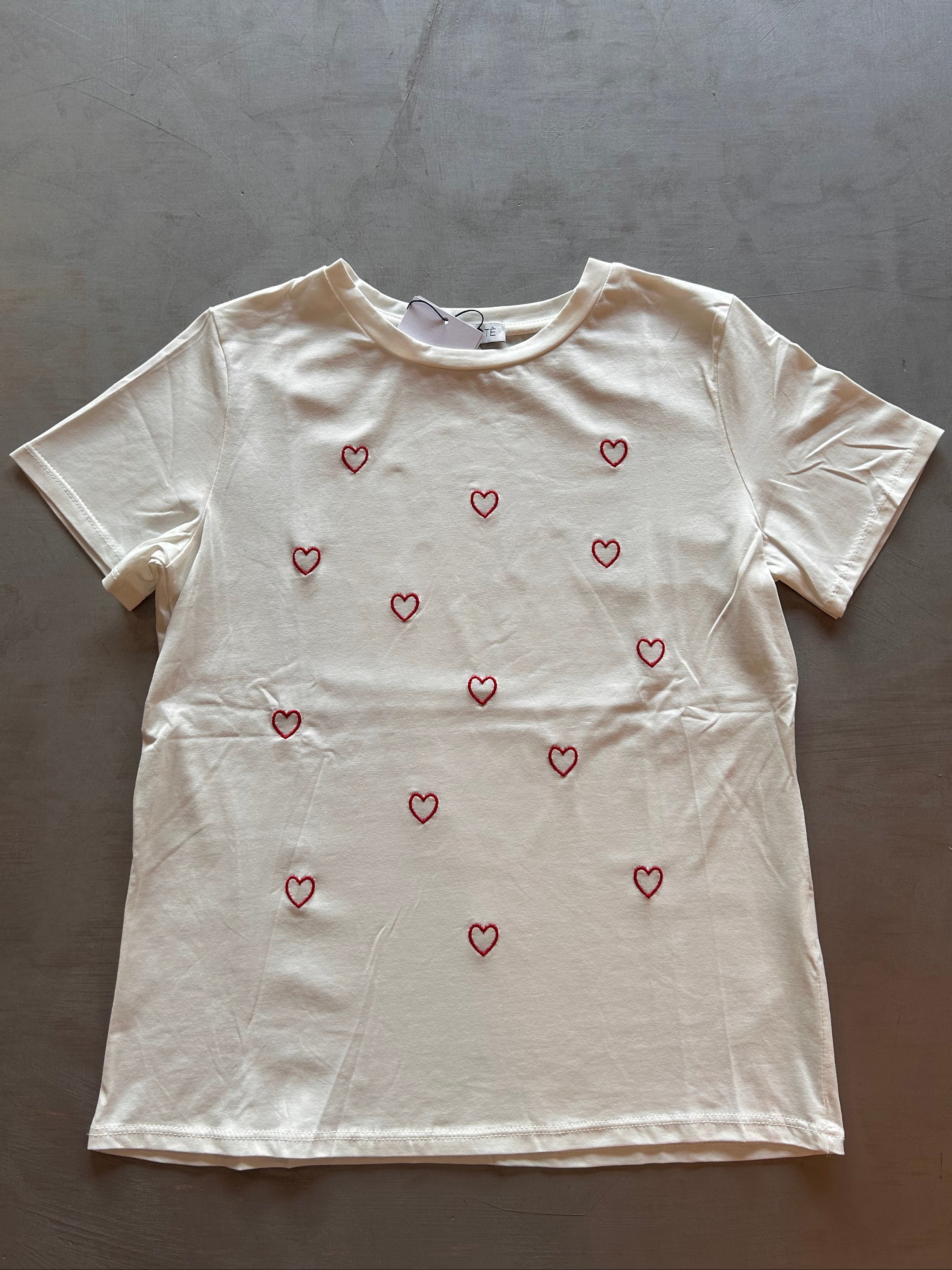T-shirt ricamata Namastè