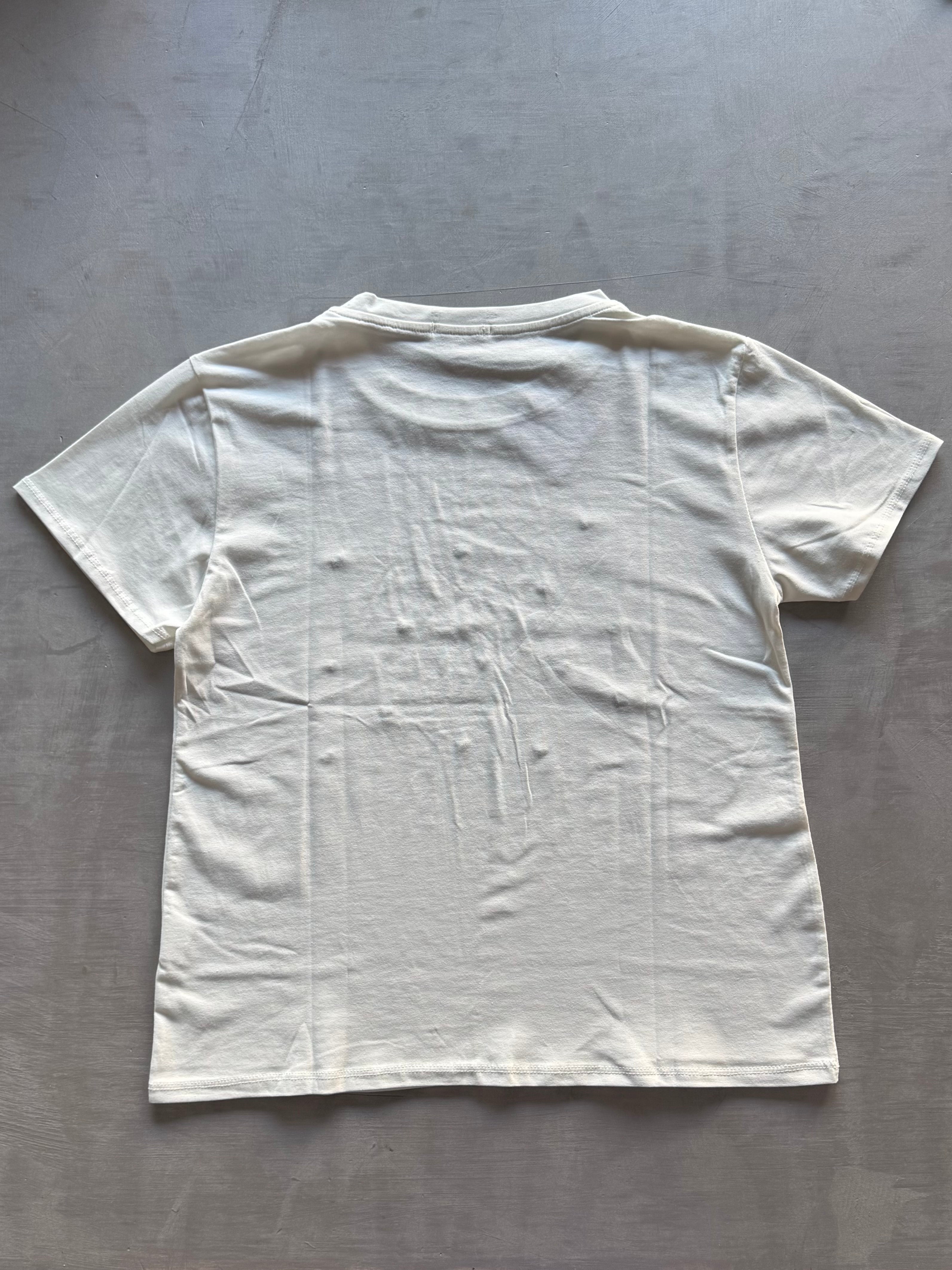 T-shirt ricamata Namastè