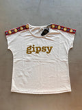 T-shirt con passamaneria
