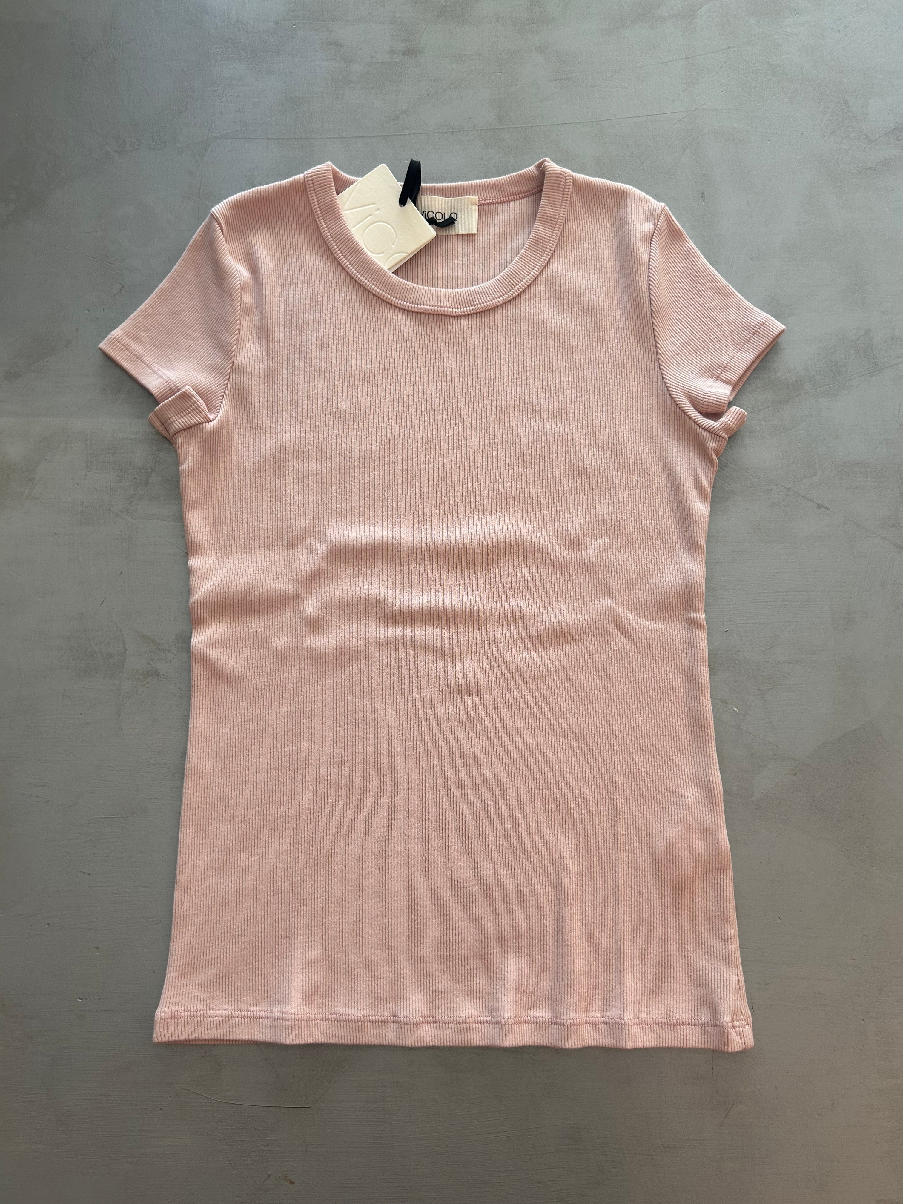 T-shirt a costina Vicolo