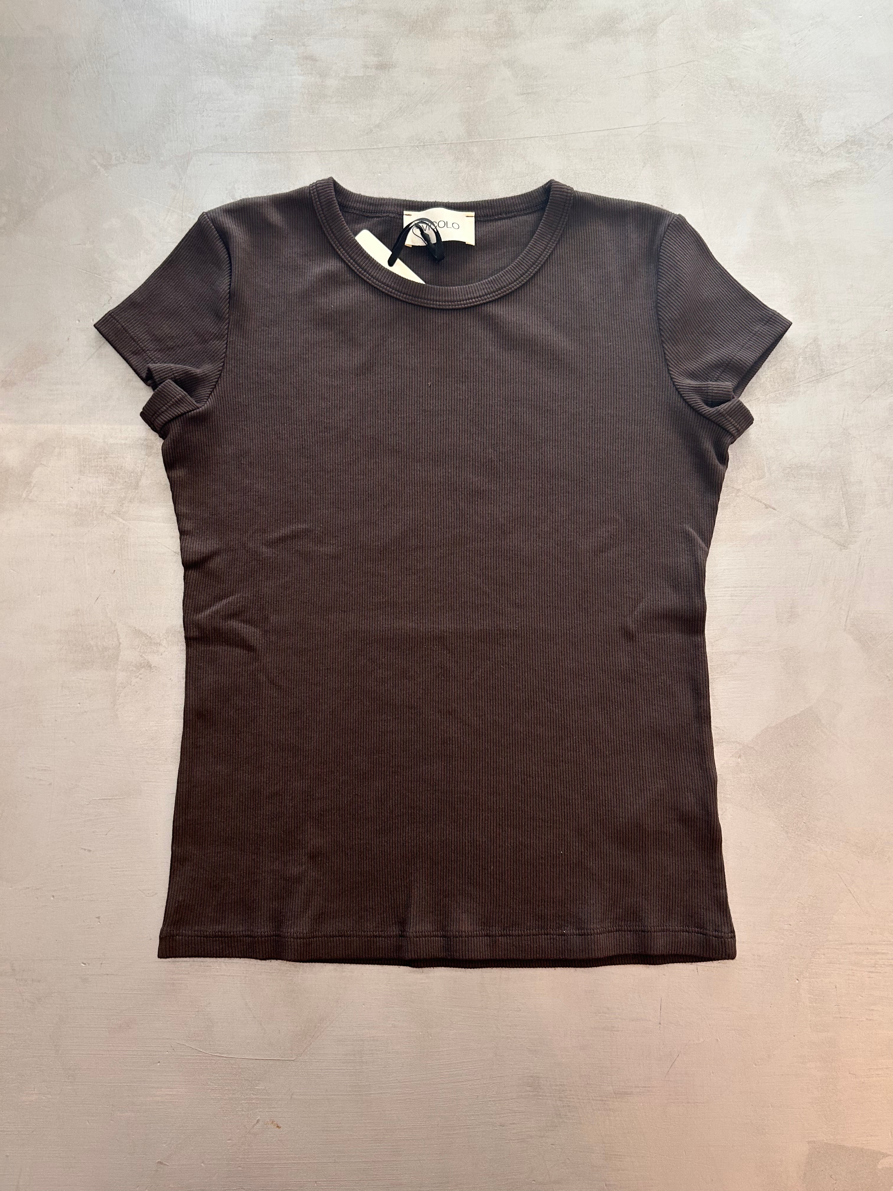 T-shirt a costina Vicolo