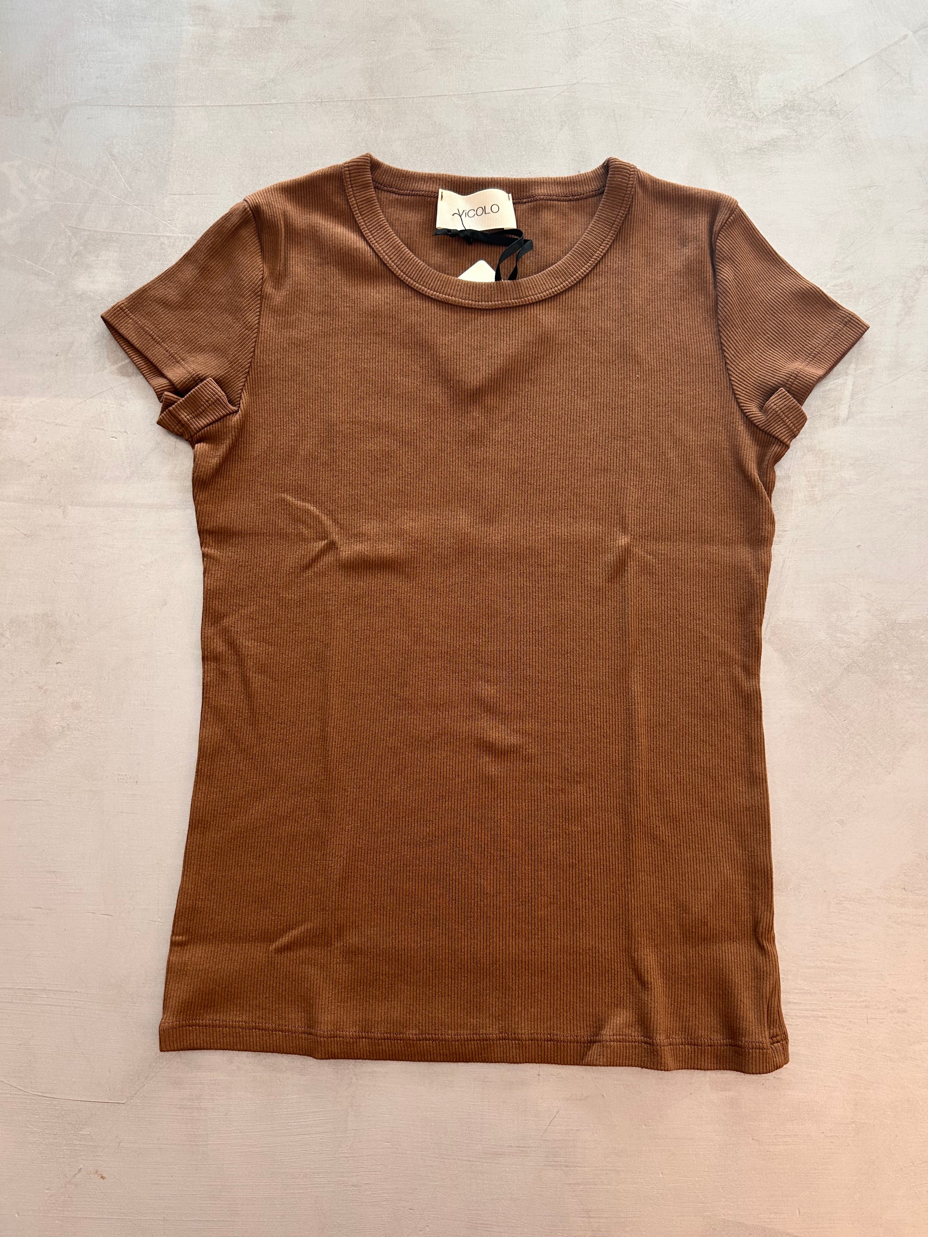 T-shirt a costina Vicolo
