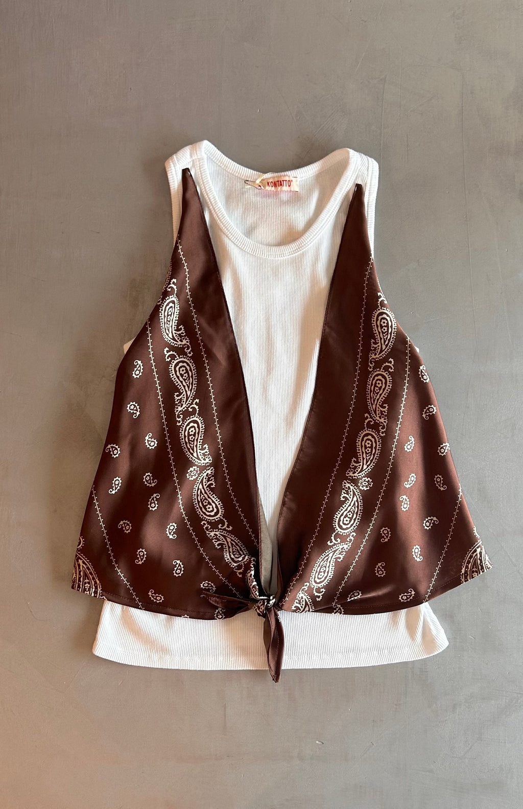 Canotta foulard