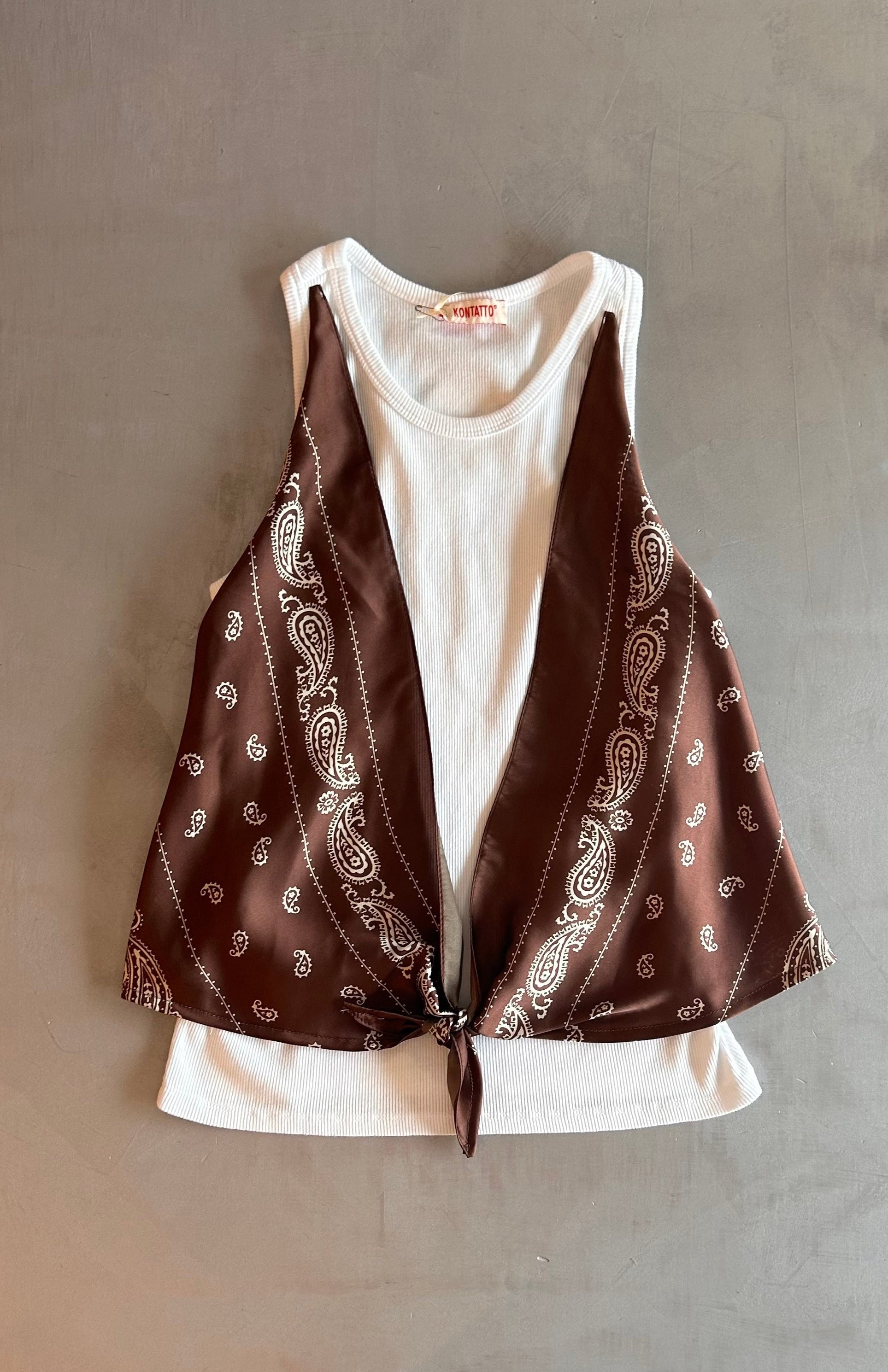 Canotta foulard
